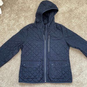 J.Crew Packable Field Jacket, Primaloft, Navy, Size Medium